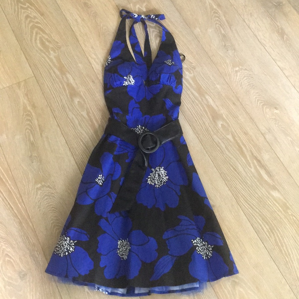Juniors halter dress